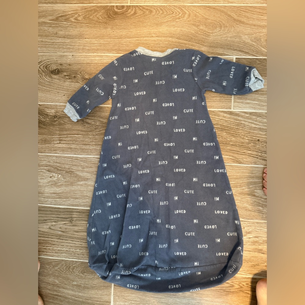 Carter's Navy Pajama Set with Fun Text - Picture 3 of 3